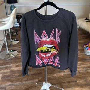 Prince peter long sleeve crop top